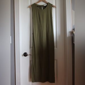 hyfve green maxi dress